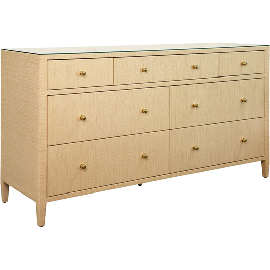 Carnegie Seven Drawer Chest by Worlds Away. Made from unique in a modern style.