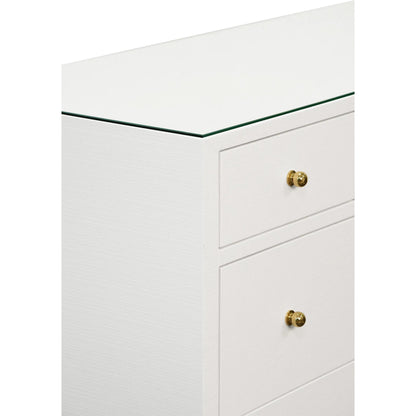 Carnegie Seven Drawer Chest by Worlds Away. Made from unique in a modern style.