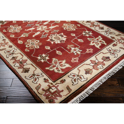 Caspian Rug - 9427 by Surya in burgundy. Made from face: 100% new zealand wool in a unique style.