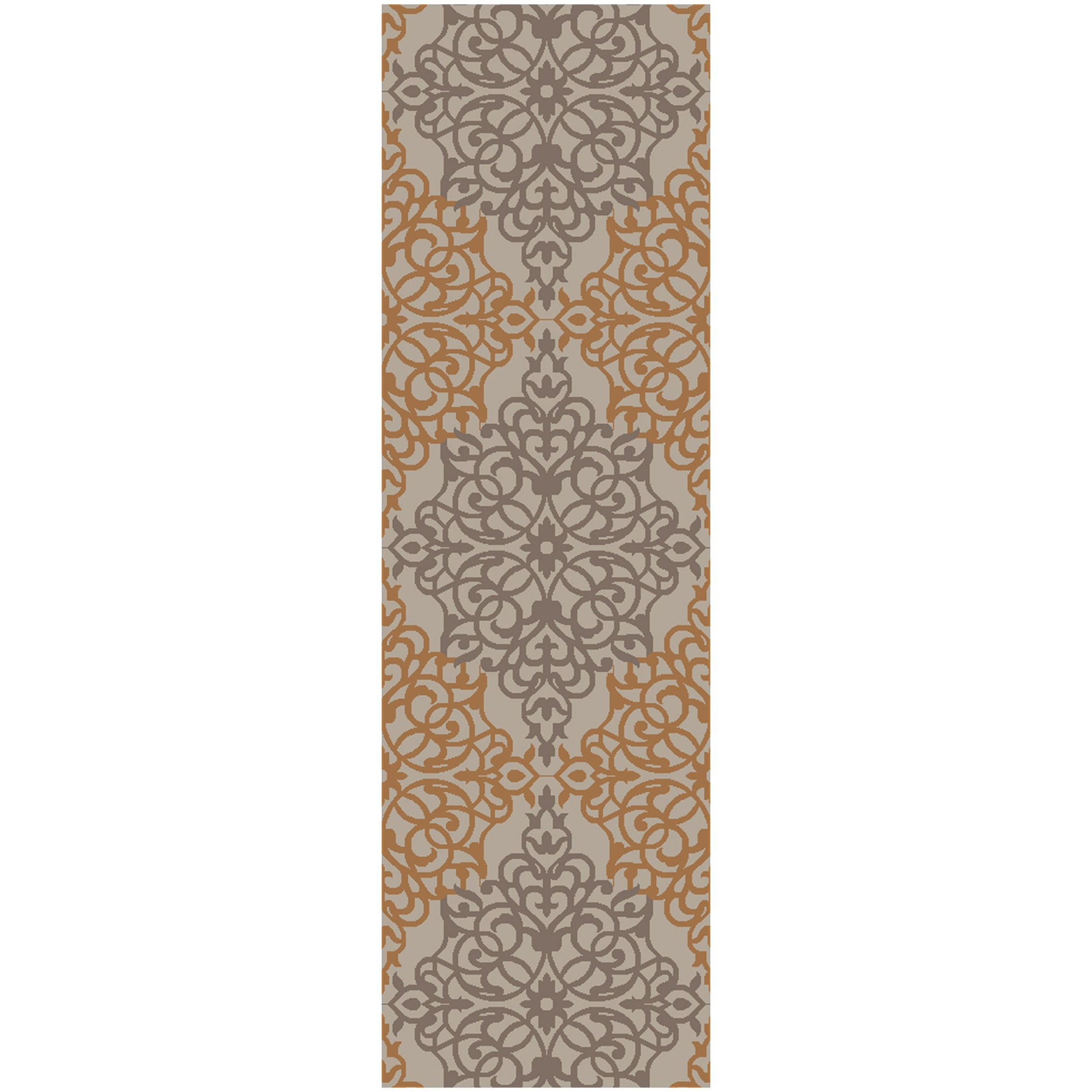 Caspian Rug - 1761 by Surya in dusty sage, medium brown, charcoal. Made from 100% new zeland wool in a unique style.