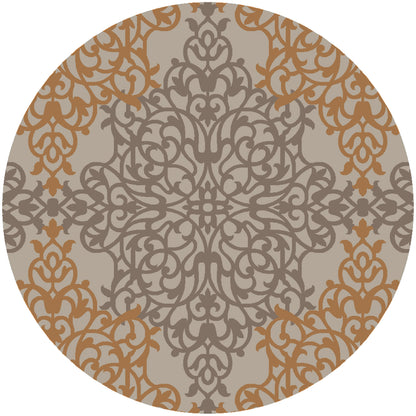 Caspian Rug - 1761 by Surya in dusty sage, medium brown, charcoal. Made from 100% new zeland wool in a unique style.