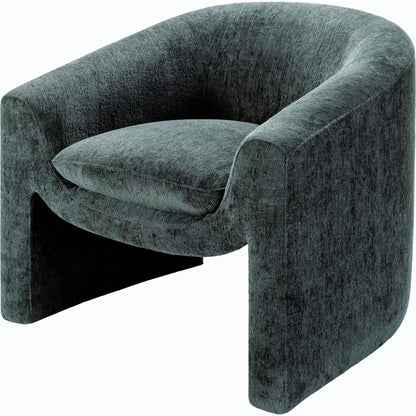 Cascadia Accent Chair - 528575 by Surya in upholstery: teal and lacquered. Made from polyester, pine, polyurethane foam, dacron in a modern style.