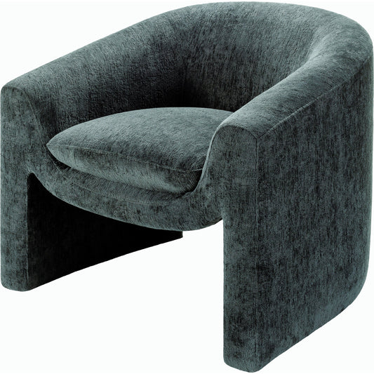 Cascadia Accent Chair - 528575 by Surya in upholstery: teal and lacquered. Made from polyester, pine, polyurethane foam, dacron in a modern style.