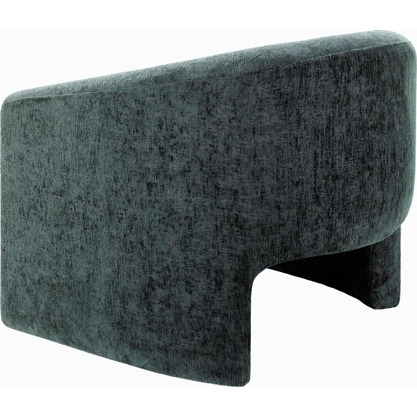003 SI-2164460 | Closeup | Cascadia Accent Chair - 528575 by Surya in upholstery: teal and lacquered. Made from polyester, pine, polyurethane foam, dacron in a modern style.