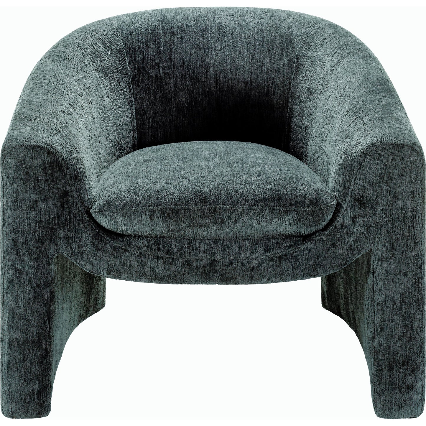 002 SI-2164460 | Closeup | Cascadia Accent Chair - 528575 by Surya in upholstery: teal and lacquered. Made from polyester, pine, polyurethane foam, dacron in a modern style.