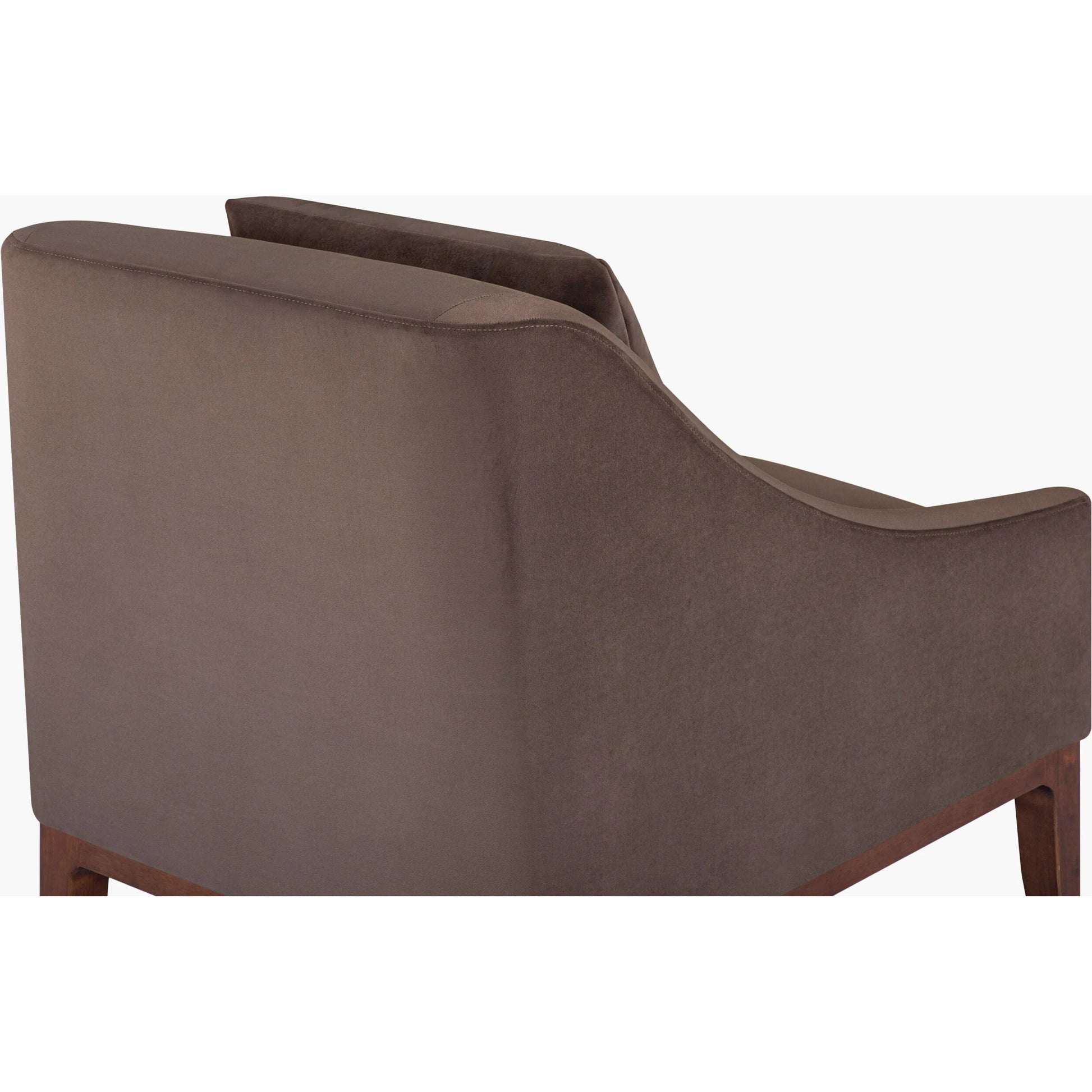 Casey Accent Chair by Surya in stained. Made from recycled fabric, rubber wood, polyurethane foam in a unique style.