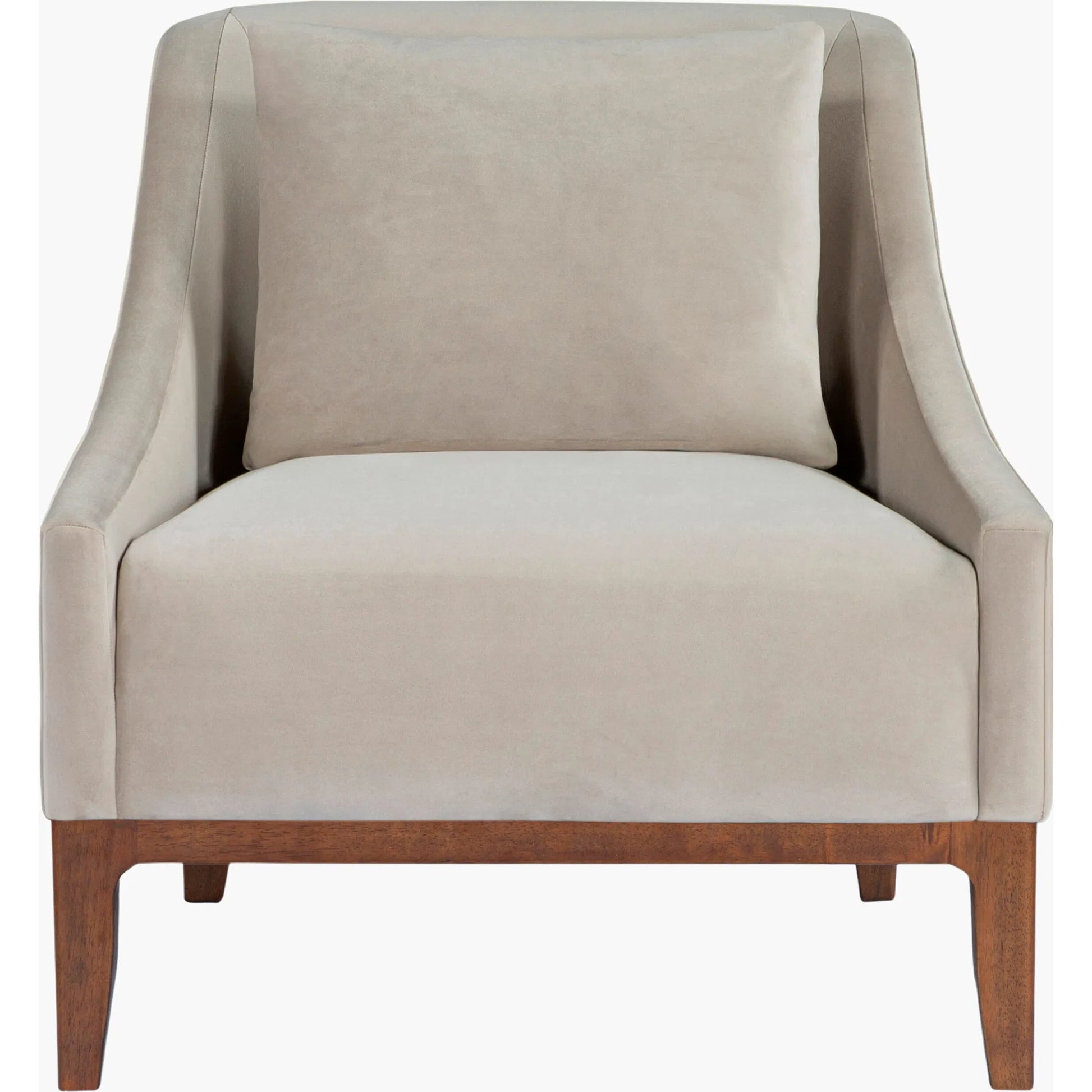 Casey Accent Chair by Surya in stained. Made from recycled fabric, rubber wood, polyurethane foam in a unique style.