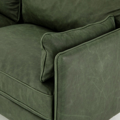 Reese Sofa by Four Hands. Made from top grain leather, solid beech, 100% polyester in a modern style.