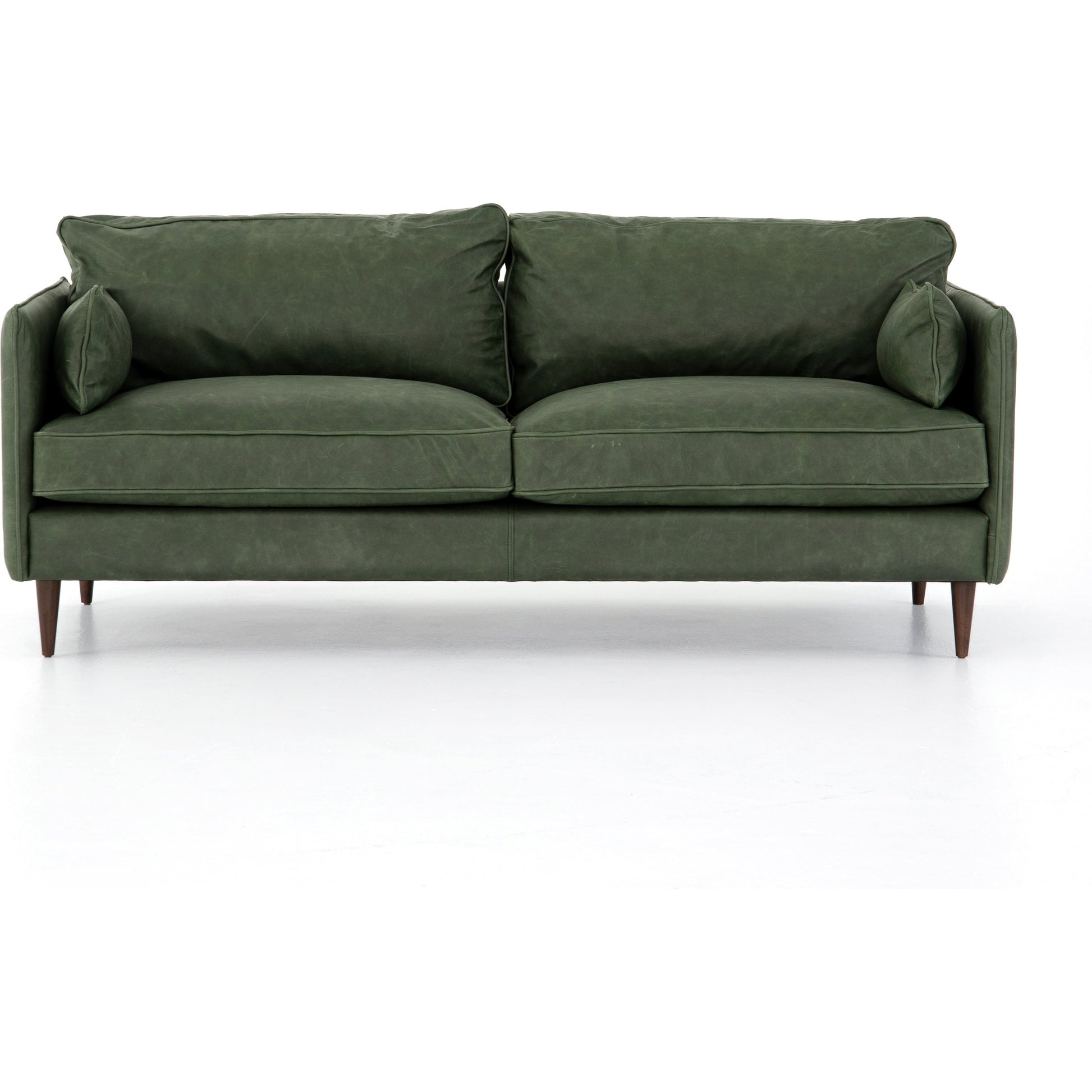 Reese Sofa by Four Hands. Made from top grain leather, solid beech, 100% polyester in a modern style.