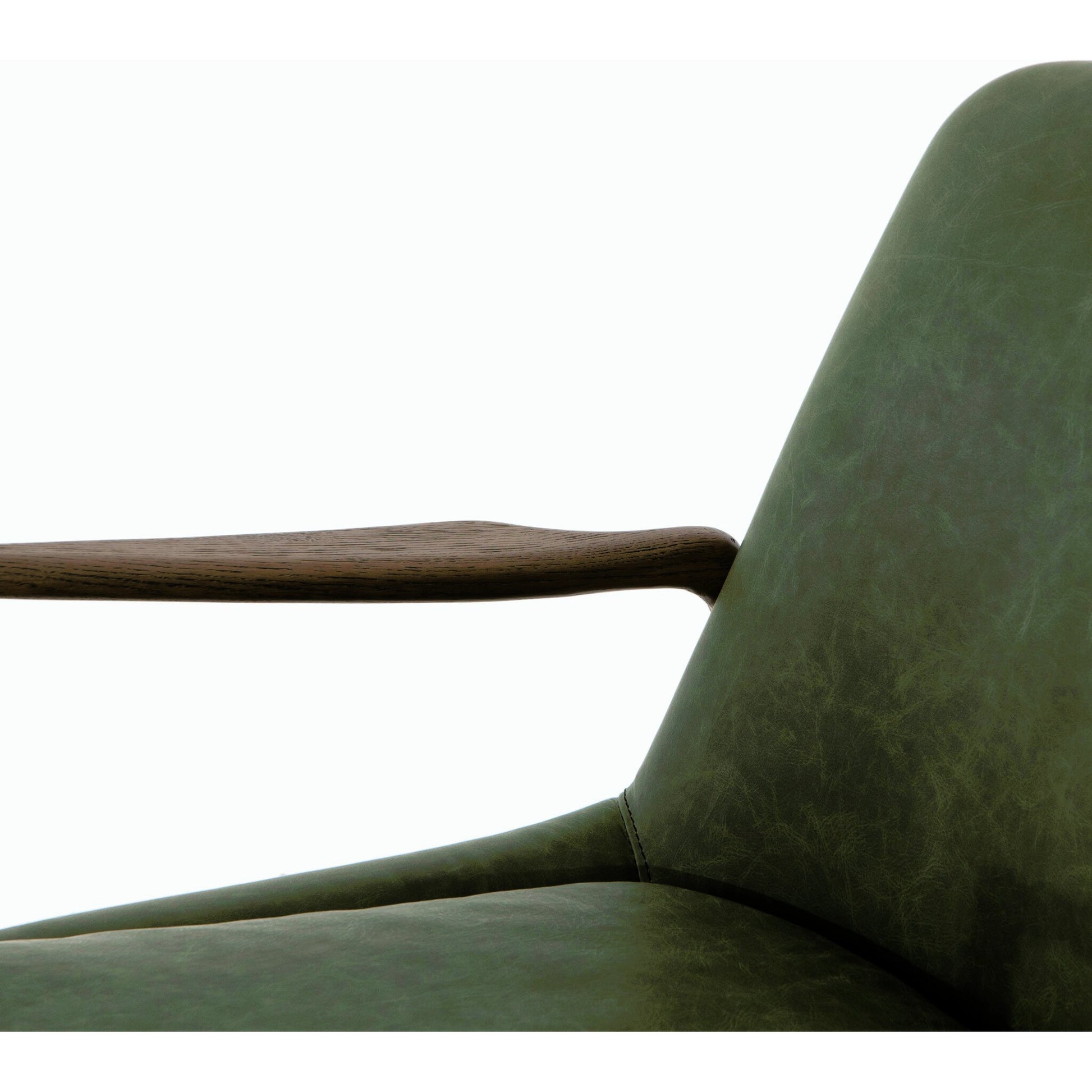 Braden Chair by Four Hands. Made from top grain leather, solid oak, 100% polyester in a modern style.
