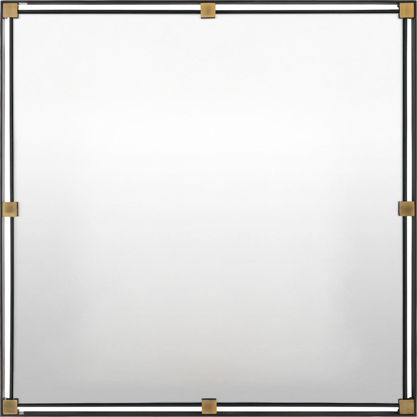 001 SI-2460890 | Primary Silo | Casimir Accent Mirror by Surya in black, bronze. Made from iron in a unique style.