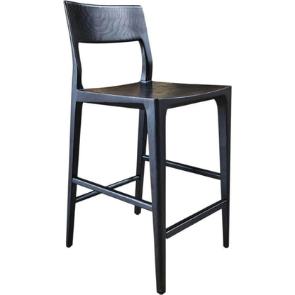 Catania Counter Stool by LH Imports. Made from ash in a unique style.