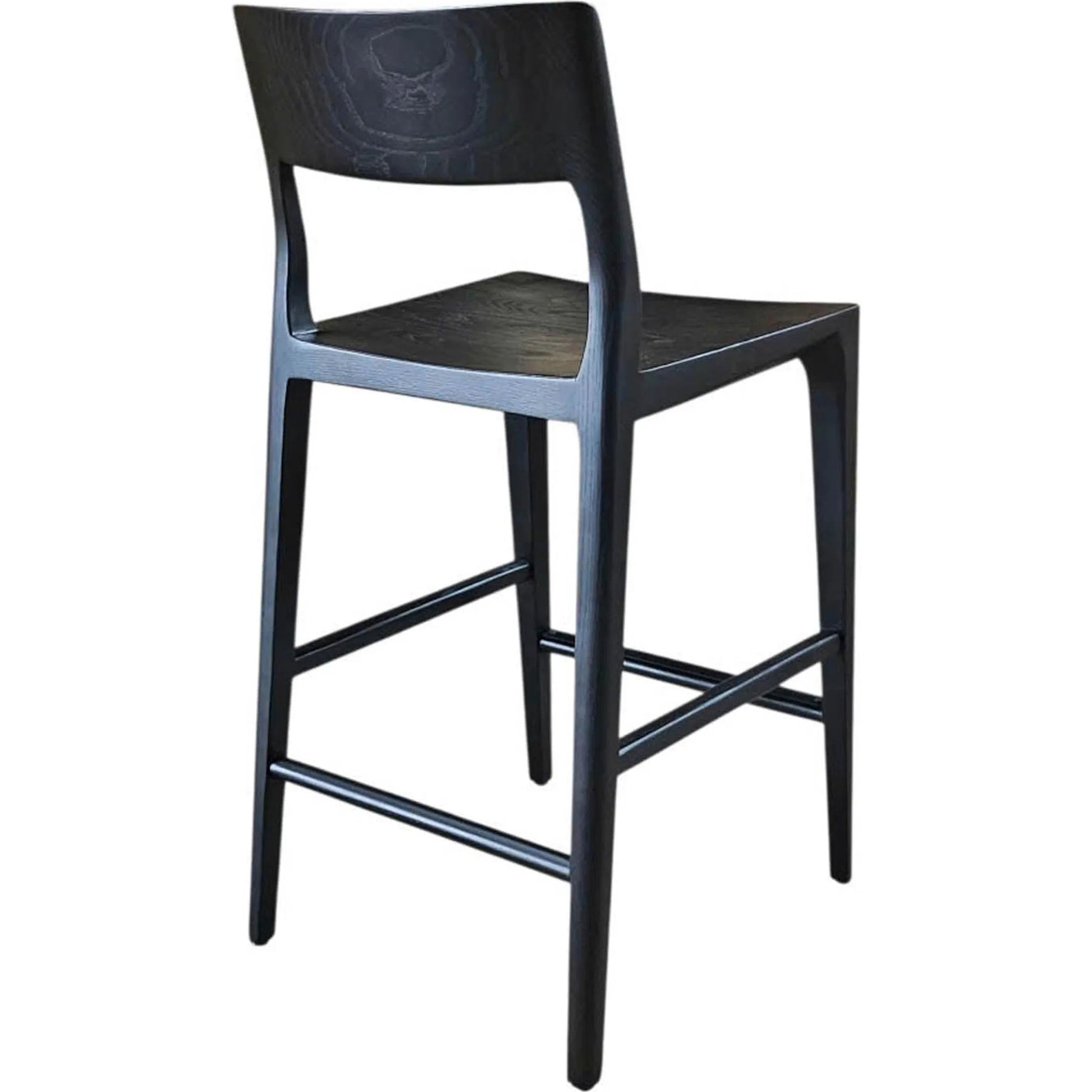 Catania Counter Stool by LH Imports. Made from ash in a unique style.
