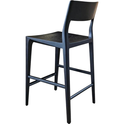 Catania Counter Stool by LH Imports. Made from ash in a unique style.