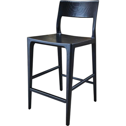 Catania Counter Stool by LH Imports. Made from ash in a unique style.
