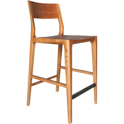 Catania Counter Stool by LH Imports. Made from ash in a unique style.