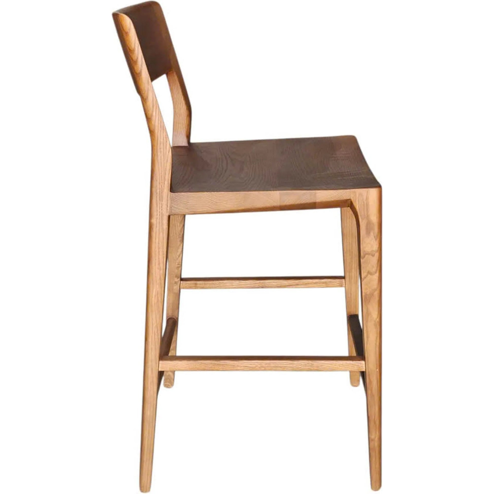 Catania Counter Stool by LH Imports. Made from ash in a unique style.
