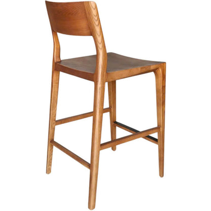 Catania Counter Stool by LH Imports. Made from ash in a unique style.