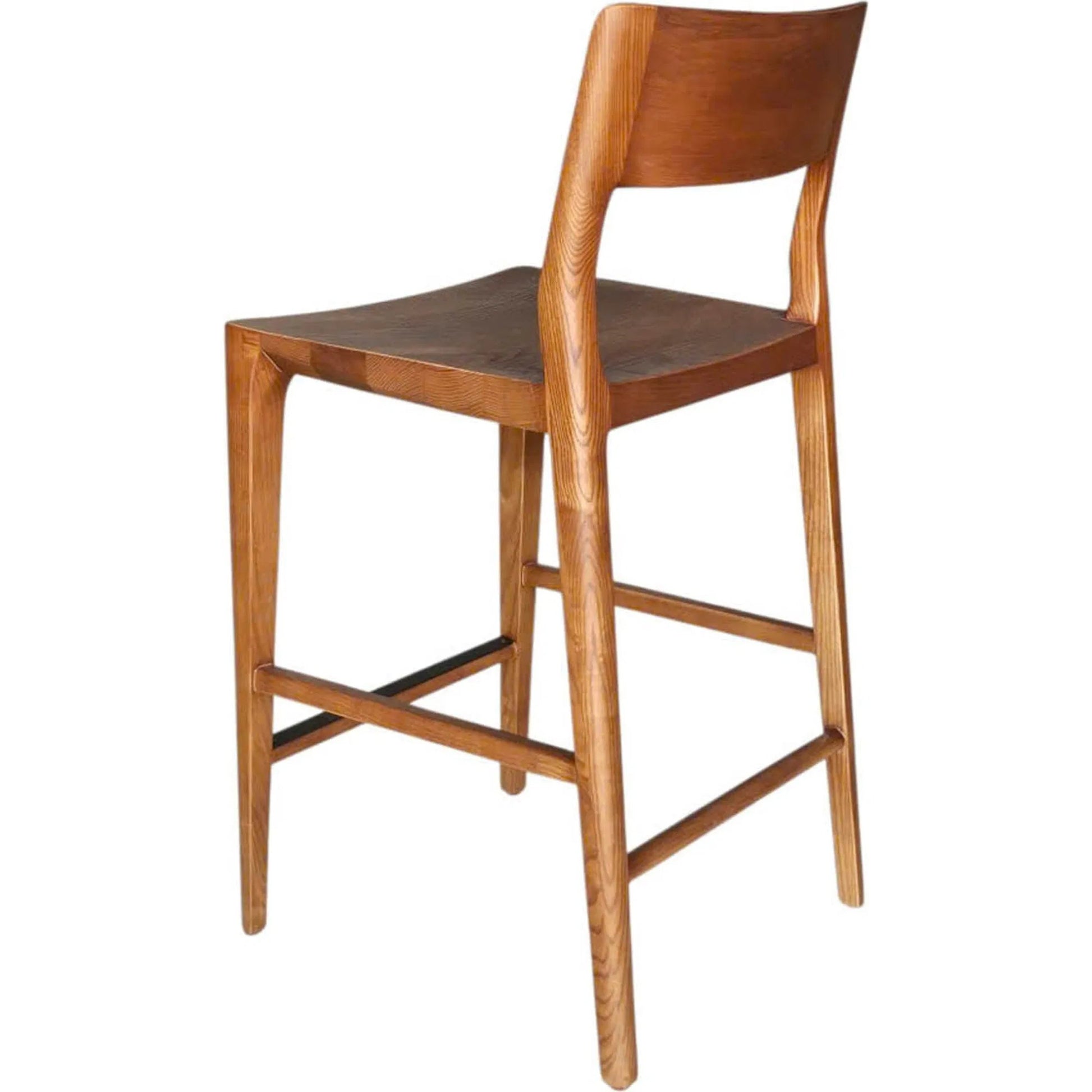 Catania Counter Stool by LH Imports. Made from ash in a unique style.