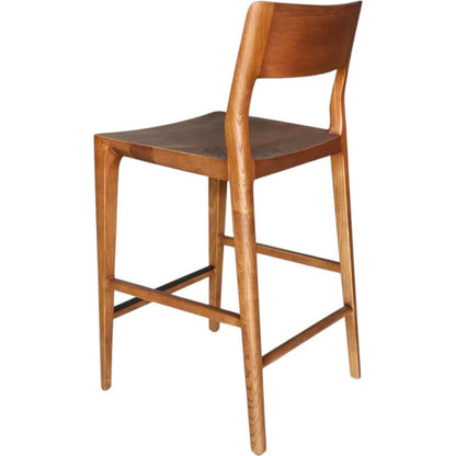 Catania Counter Stool by LH Imports. Made from ash in a unique style.