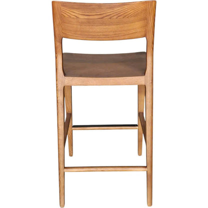 Catania Counter Stool by LH Imports. Made from ash in a unique style.