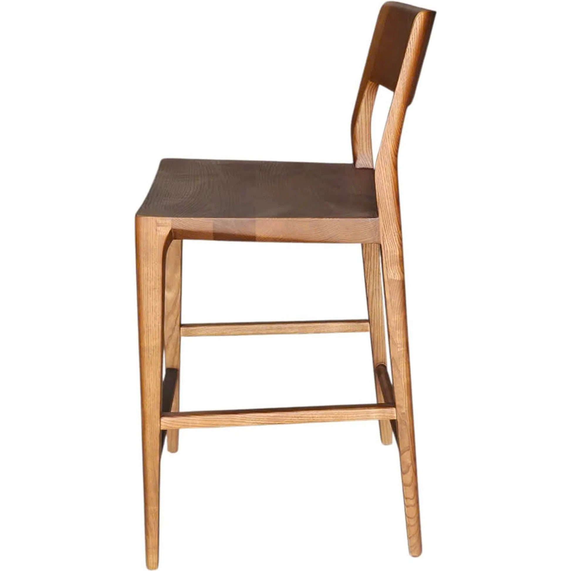 Catania Counter Stool by LH Imports. Made from ash in a unique style.