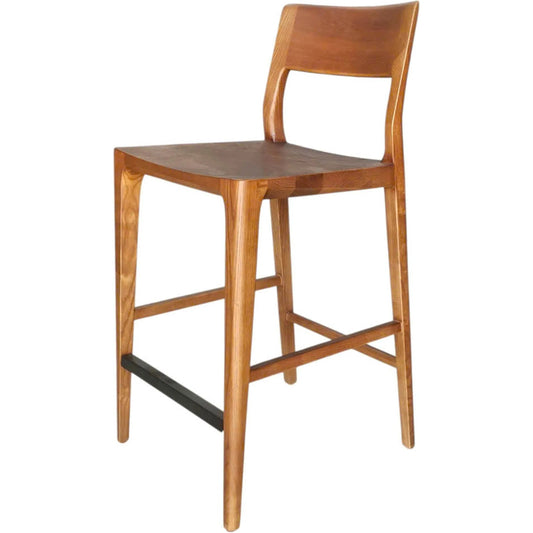 Catania Counter Stool by LH Imports. Made from ash in a unique style.