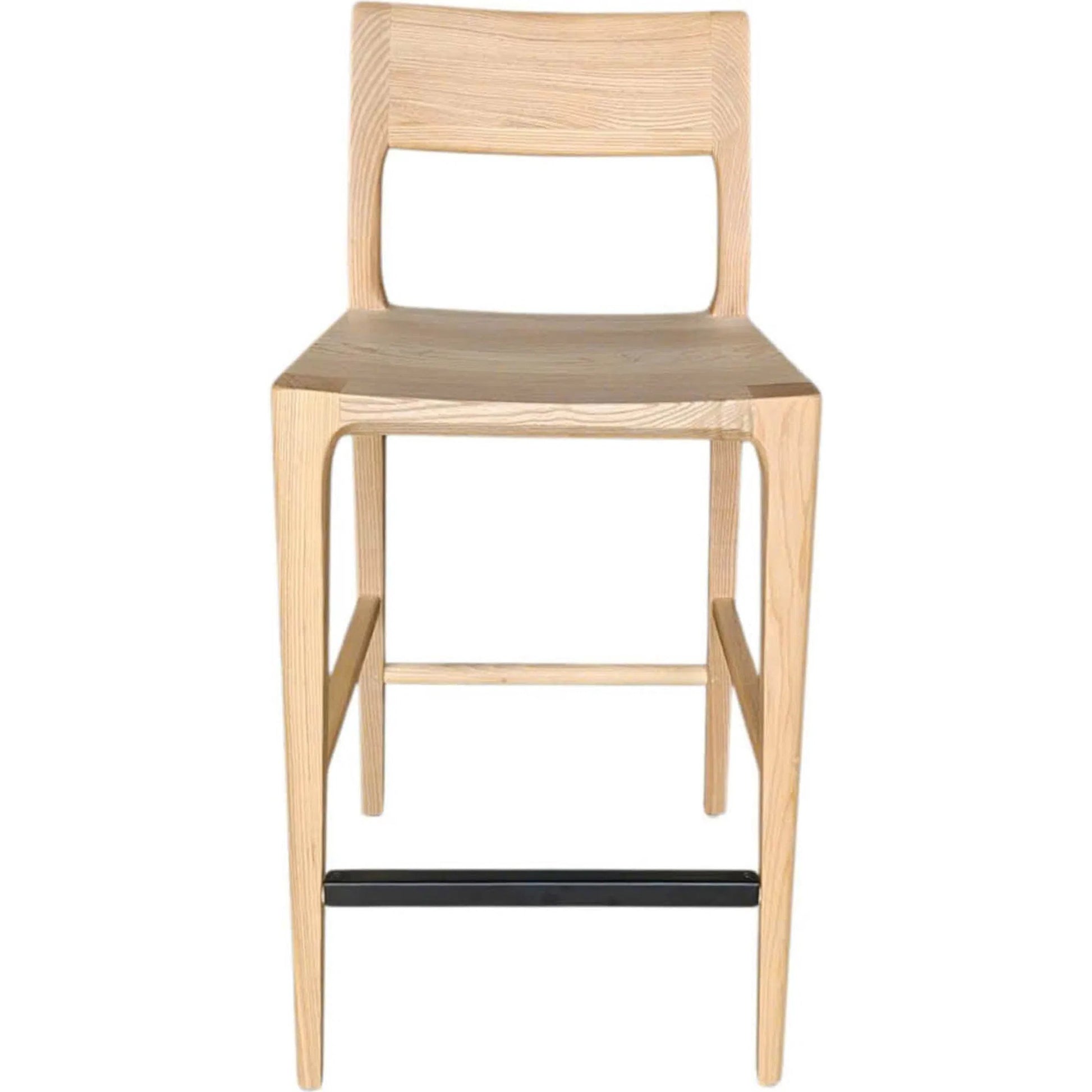 Catania Counter Stool by LH Imports. Made from ash in a unique style.