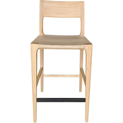 Catania Counter Stool by LH Imports. Made from ash in a unique style.