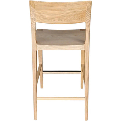 Catania Counter Stool by LH Imports. Made from ash in a unique style.
