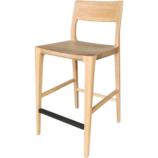 Catania Counter Stool by LH Imports. Made from ash in a unique style.