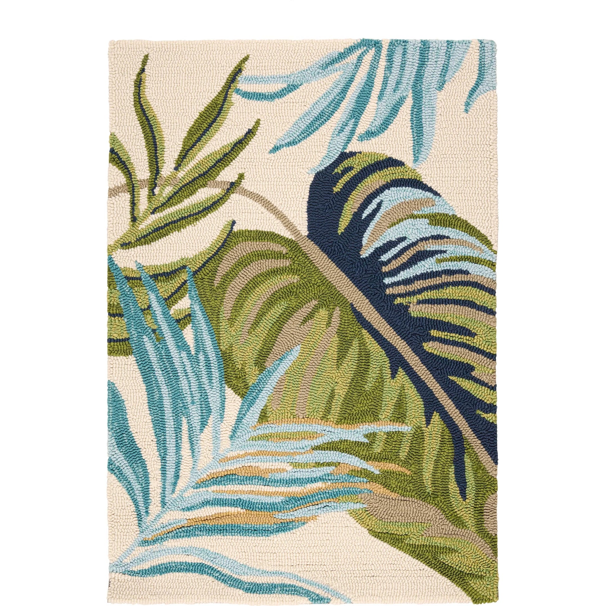 Catalina CAT52 Indoor/Outdoor Rug by Jaipur Living in blue, green. Made from 100% polypropylene in a unique style.