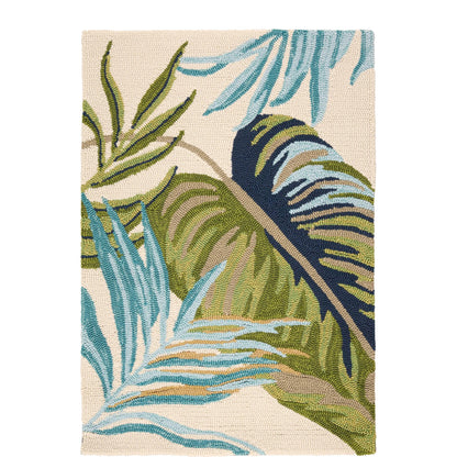 Catalina CAT52 Indoor/Outdoor Rug by Jaipur Living in blue, green. Made from 100% polypropylene in a unique style.