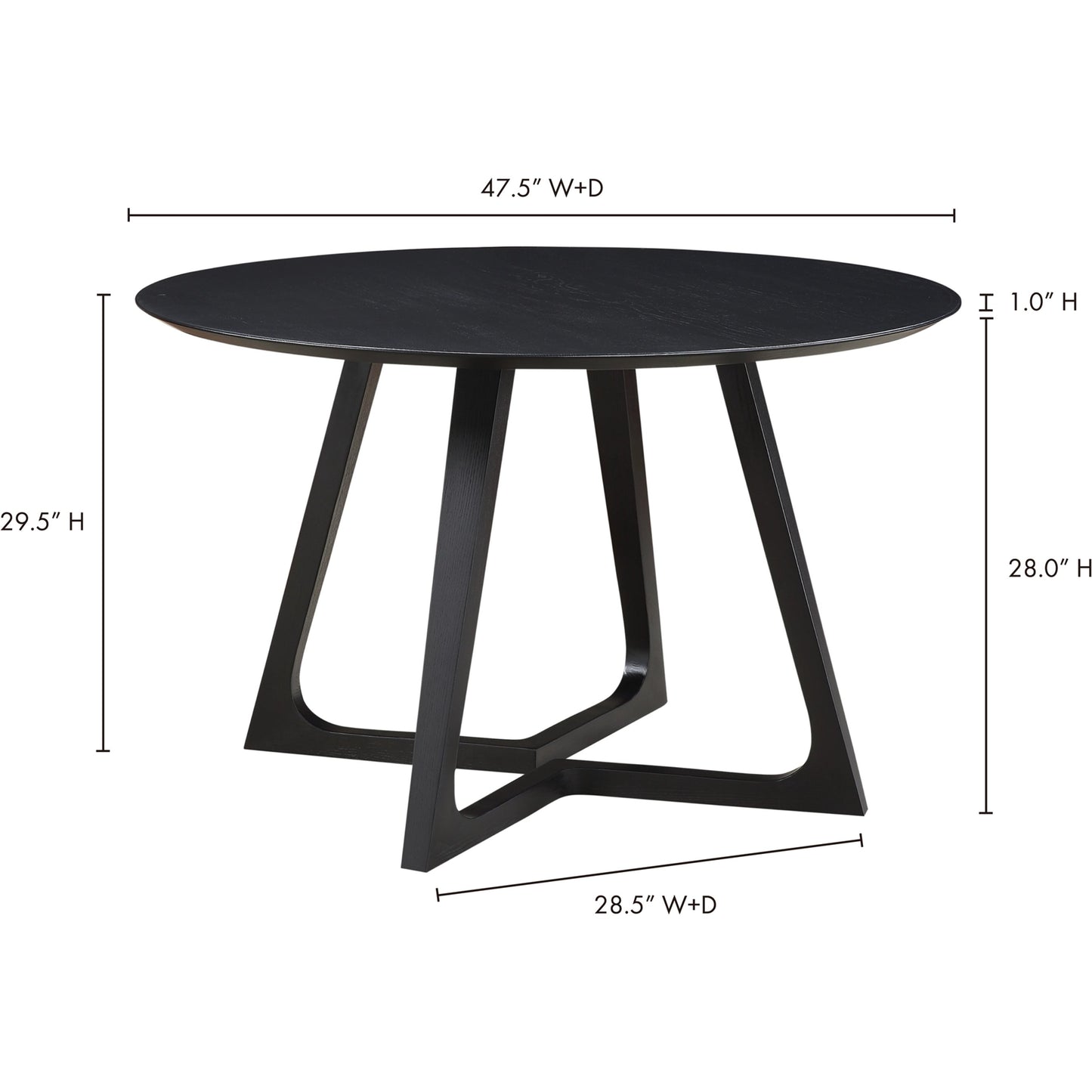 007 SI-2121924 | Additional Silo | Godenza Round Dining Table by Moe's Home Collection. Made from unique in a modern style.