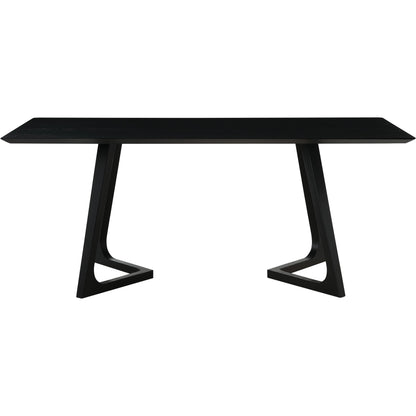 Godenza Dining Table by Moe's Home Collection in brown. Made from solid american walnut in a modern style.