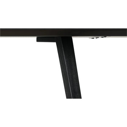 Godenza Dining Table by Moe's Home Collection in brown. Made from solid american walnut in a modern style.