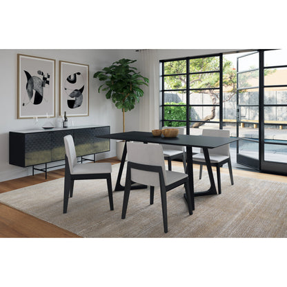 Godenza Dining Table by Moe's Home Collection in brown. Made from solid american walnut in a modern style.