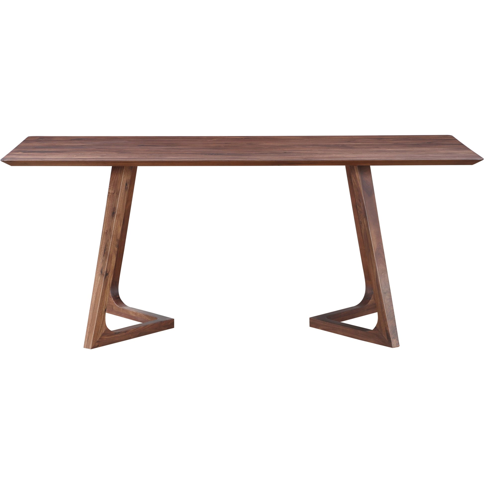 Godenza Dining Table by Moe's Home Collection in brown. Made from solid american walnut in a modern style.