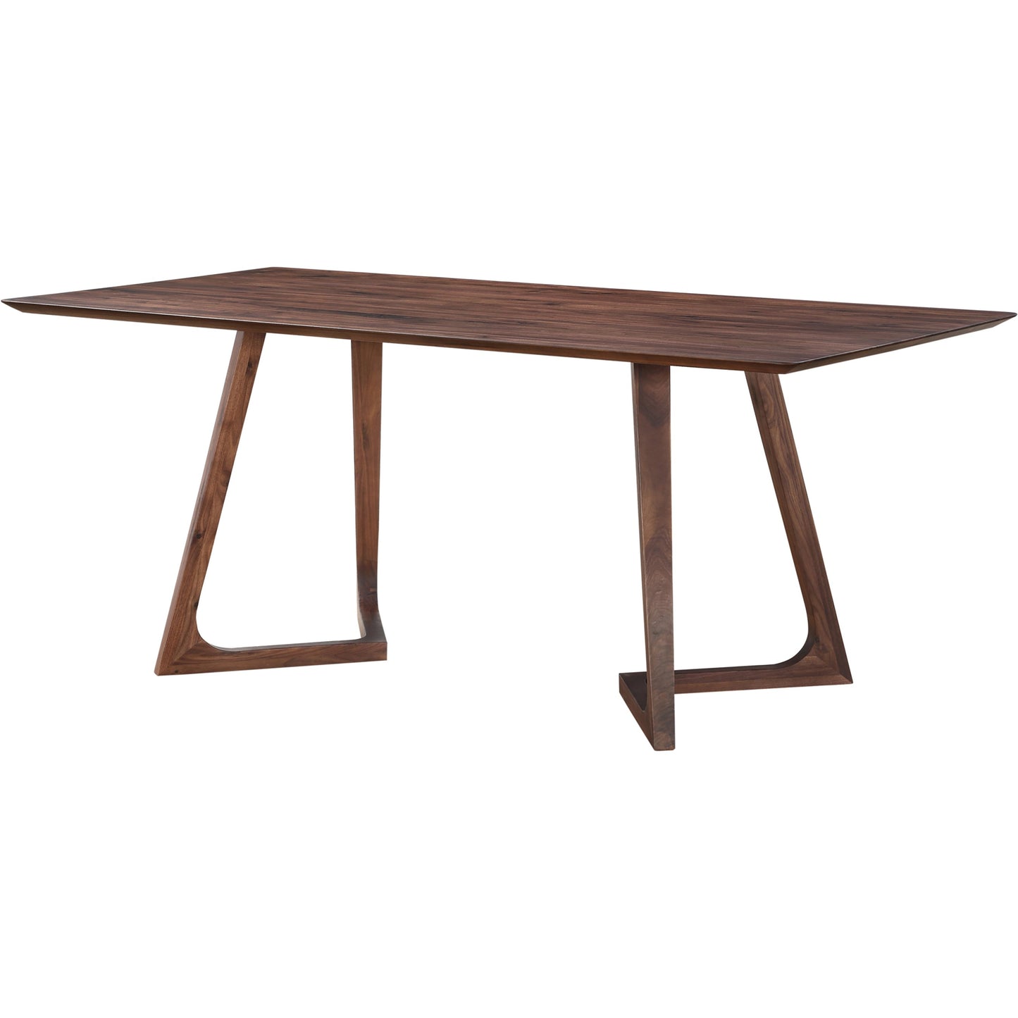 001 SI-2121921 | Primary Silo | Godenza Dining Table by Moe's Home Collection in brown. Made from solid american walnut in a modern style.
