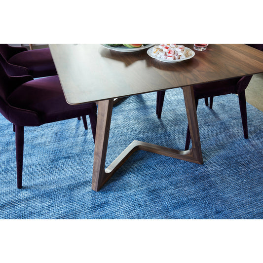 Godenza Dining Table by Moe's Home Collection in brown. Made from solid american walnut in a modern style.