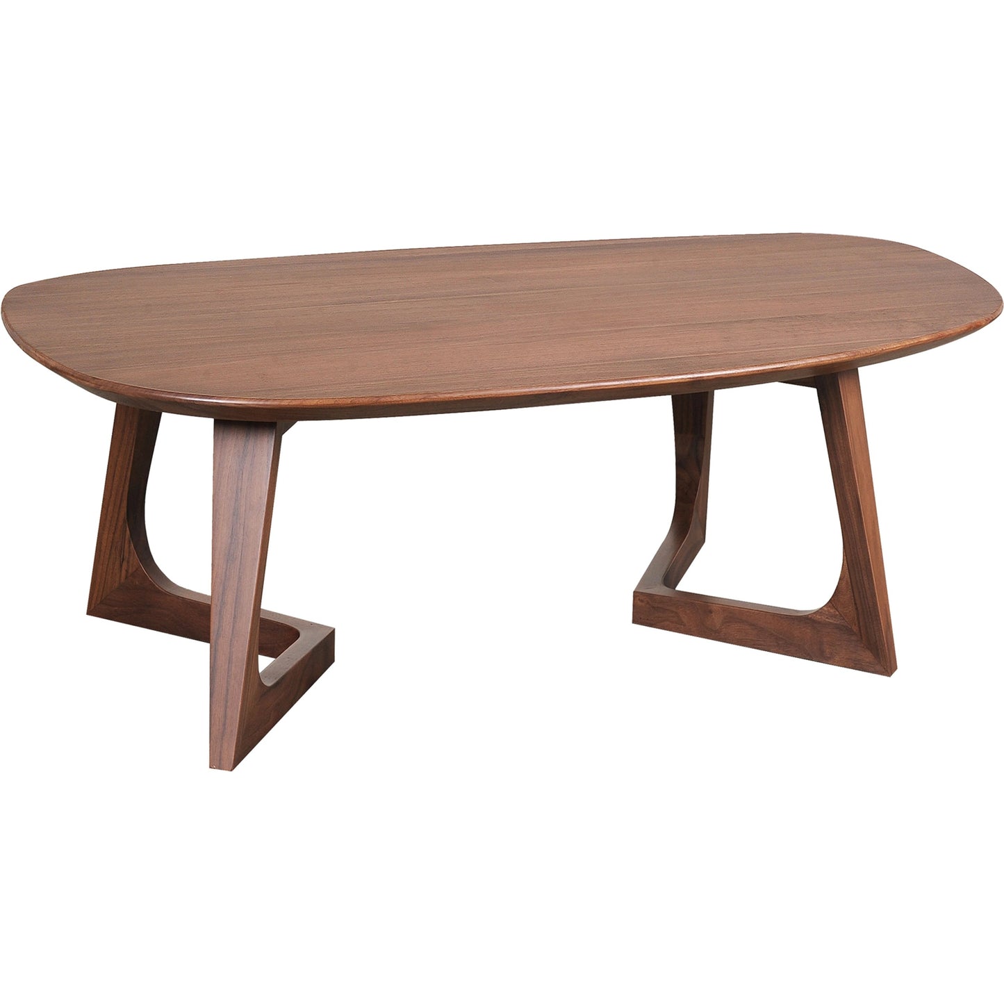 002 SI-2121925 | Primary Silo | Godenza Coffee Table by Moe's Home Collection in brown. Made from solid walnut in a modern style.