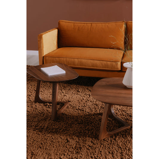 Godenza End Table by Moe's Home Collection in brown and nc lacquer (matt). Made from solid american walnut wood in a modern style.
