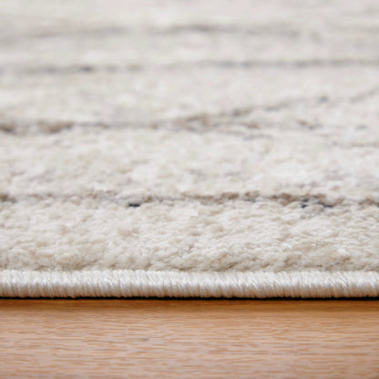 Vancouver Geometric Rug - VNR39NTF by Feizy in ivory, tan, brown. Made from polypropylene, polyester in a unique style.