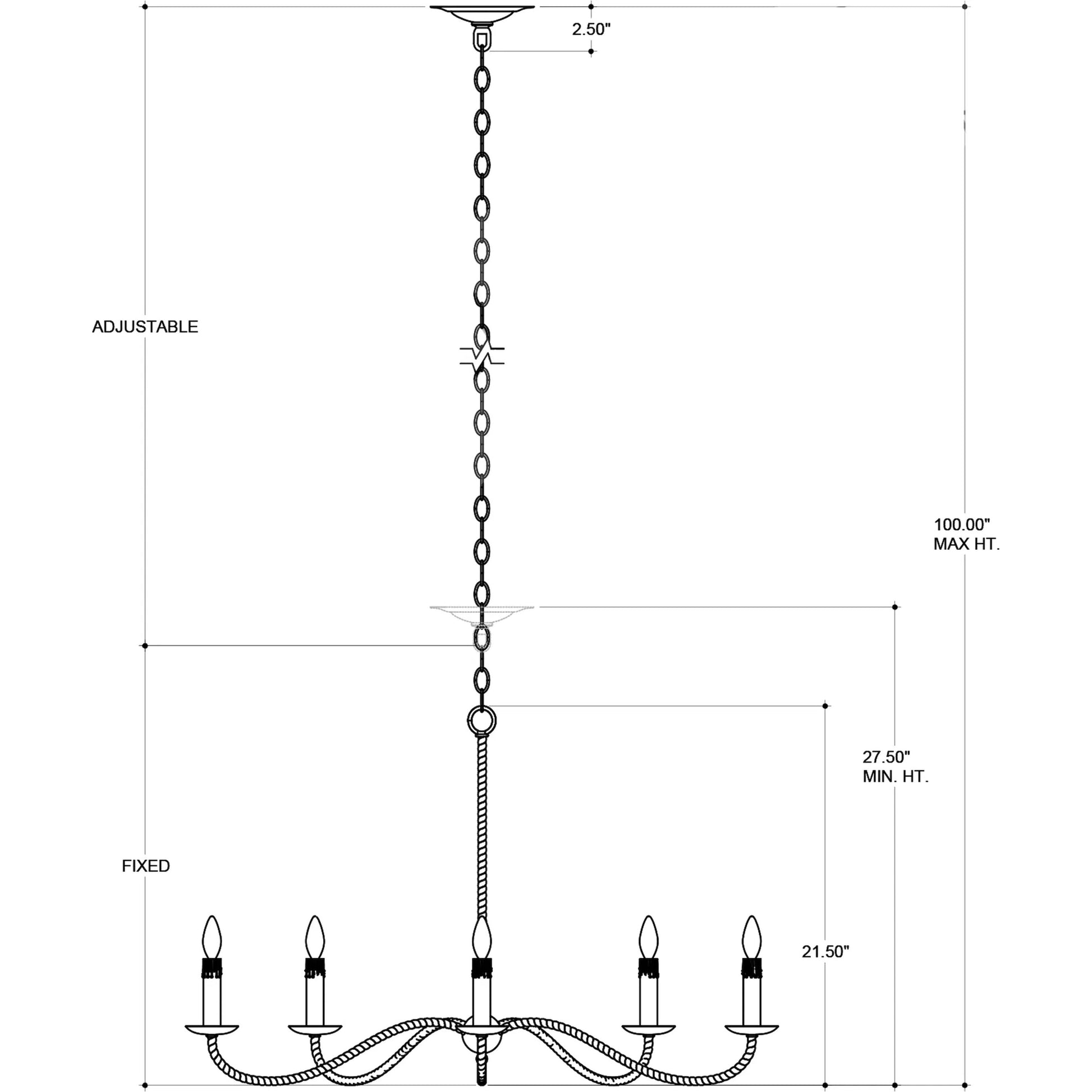 Portmeirion Chandelier by Currey and Company in satin black, abaca rope. Made from wrought iron, abaca rope in a coastal style.