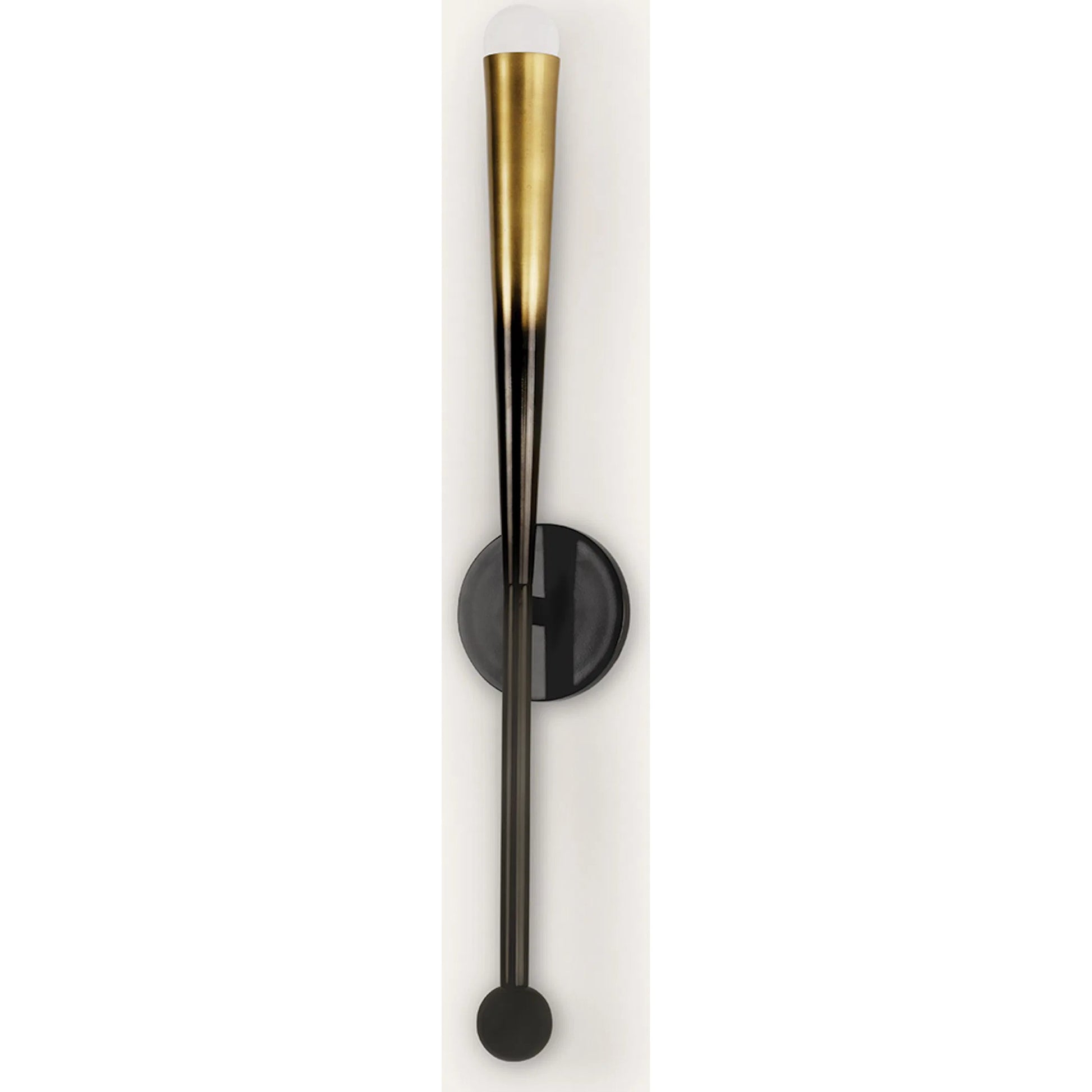 Adley Wall Sconce by Hudson Valley in gradient brass. Made from steel in a modern style.