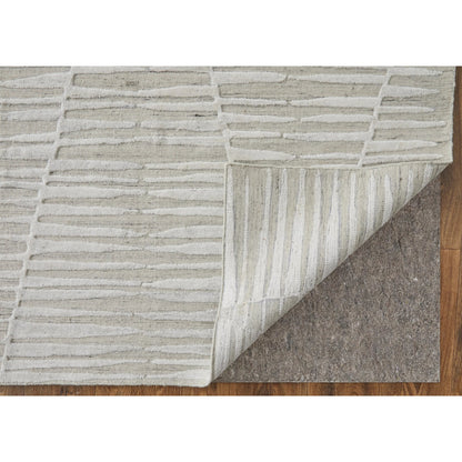 Elias Geometric Rug - ELS69FVF by Feizy in ivory, tan. Made from viscose, wool in a unique style.