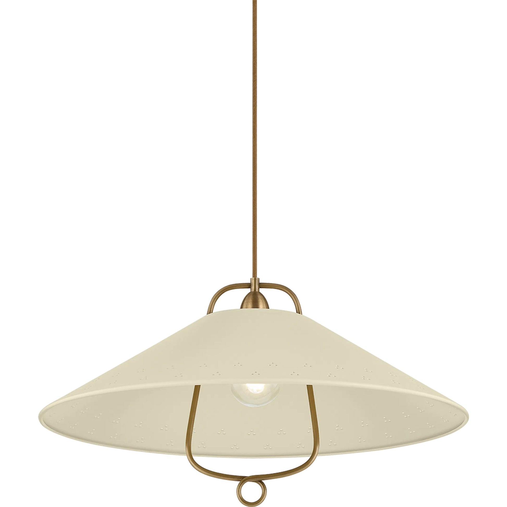 Pawley Pendant by Hudson Valley in historic bronze, soft sand. Made from steel in a transitional style.