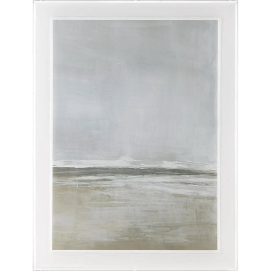 Carol Benson-Cobb's The Walk II by John-Richard in beige, white, gray, clear. Made from canvas, acrylic in a unique style.