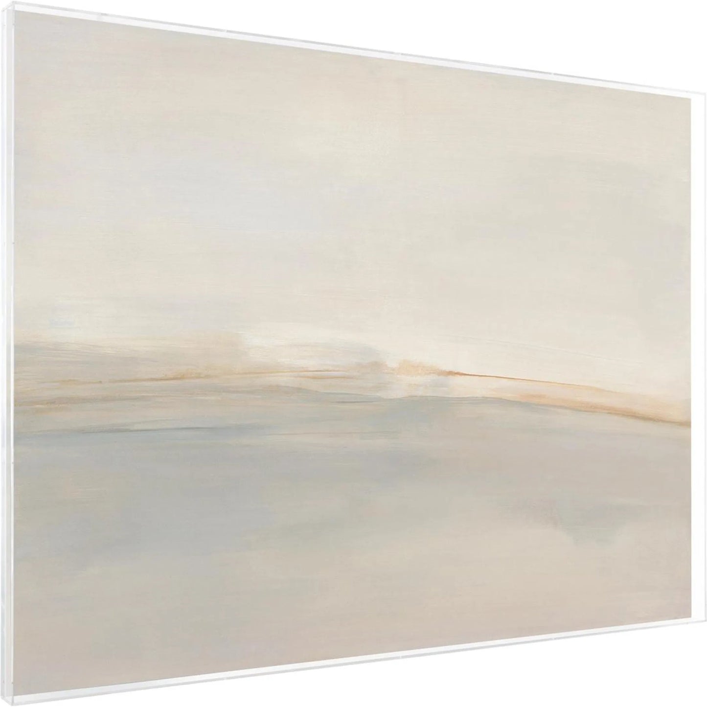 001 SI-2373065 | Primary Silo | Carol Benson-Cobb's Endless Horizon by John-Richard in blue, gray, white, clear. Made from canvas, acrylic in a transitional style.