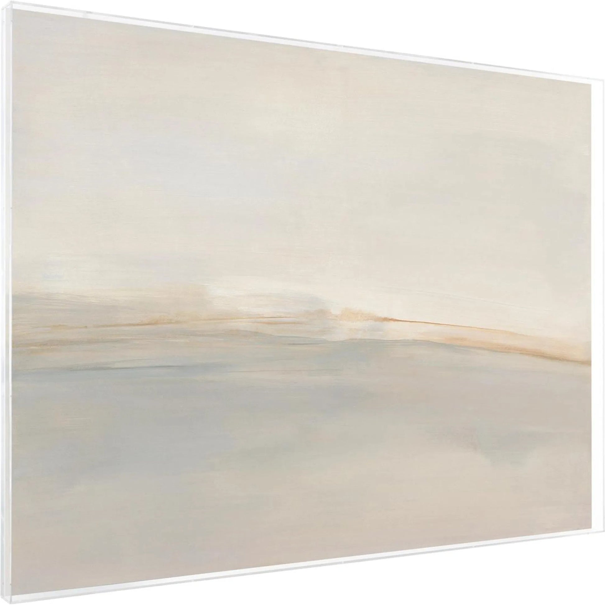 Carol Benson-Cobb's Endless Horizon by John-Richard in blue, gray, white, clear. Made from canvas, acrylic in a transitional style.